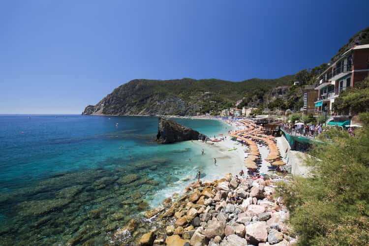 Fegina Beach in Monterosso al Mare