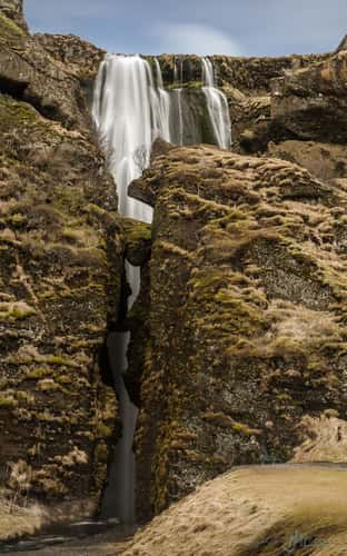 Gljufrafoss near Seljalandsfoss