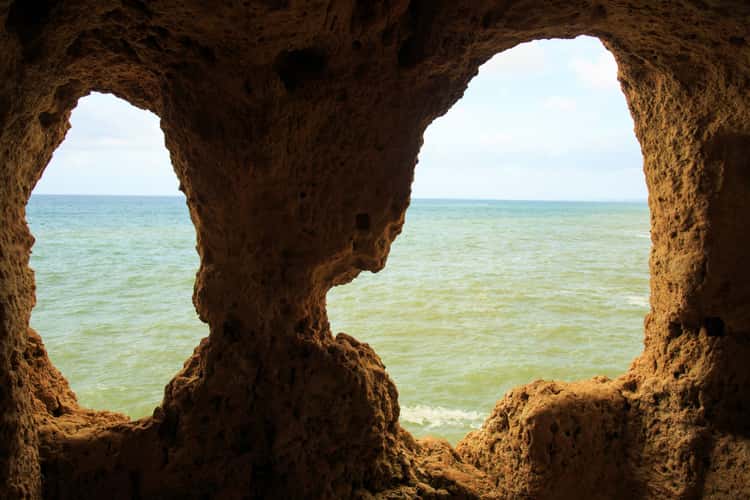 Golden Chalk Cliffs (Praia do Carvoeiro / Algarve)