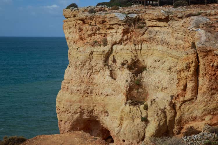 Golden Chalk Cliffs (Praia do Carvoeiro / Algarve)