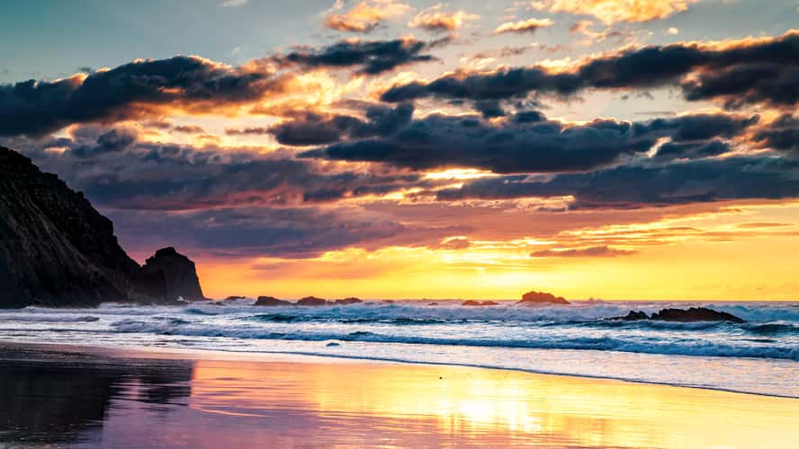 Golden Sunbeams (Praia do Castelejo)
