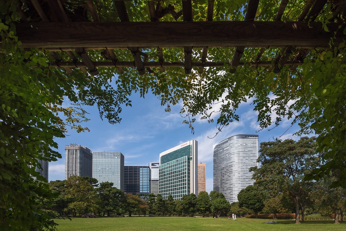 Hamarikyu Garden, Tokyo, Japan
