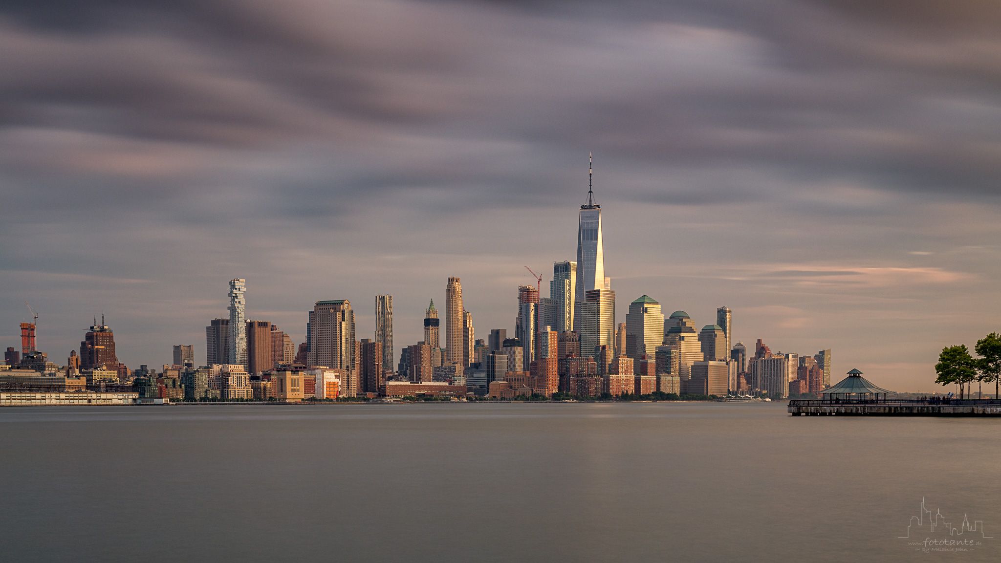Manhattan view from Hoboken, USA