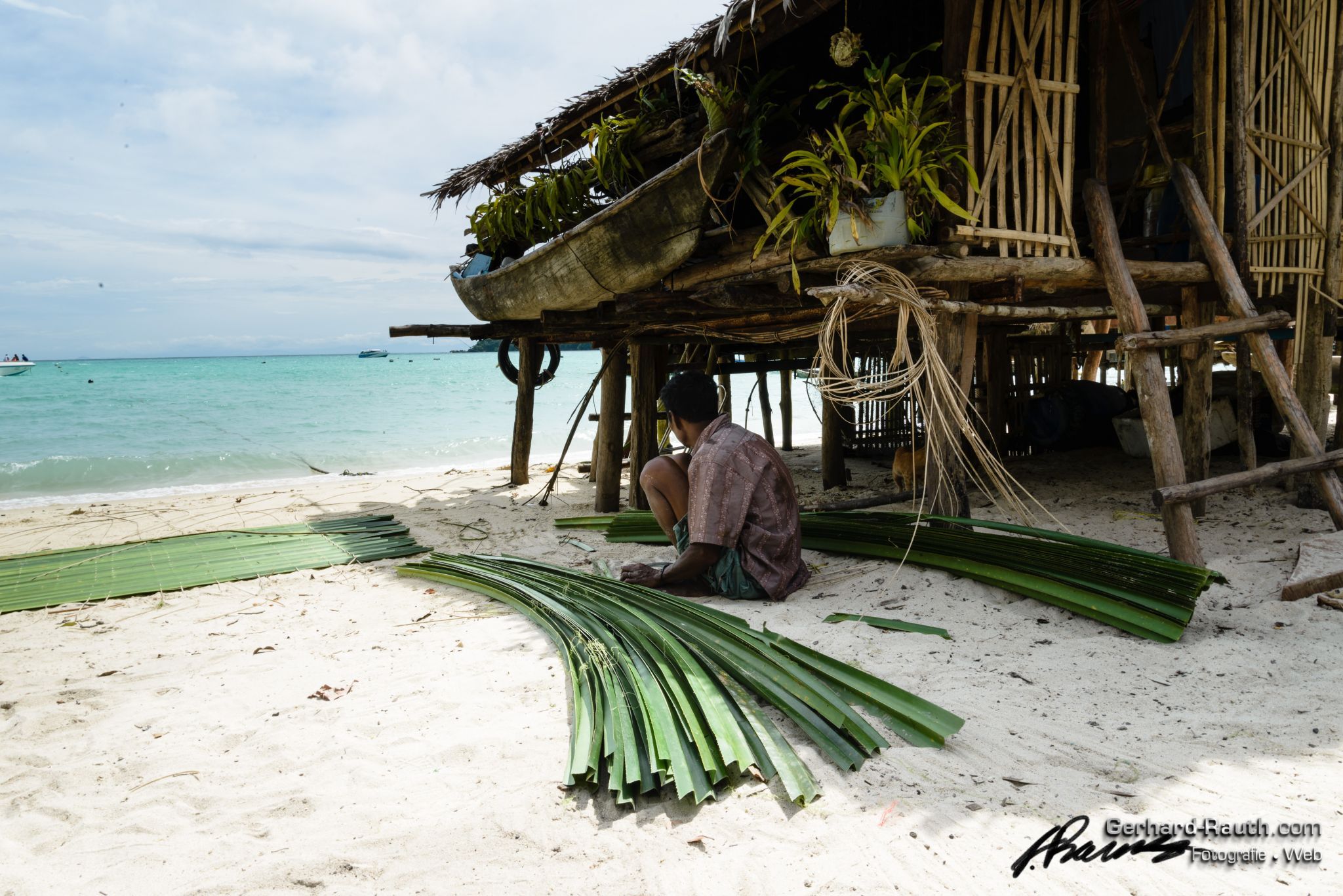 Moken village, Surin Islands, Thailand