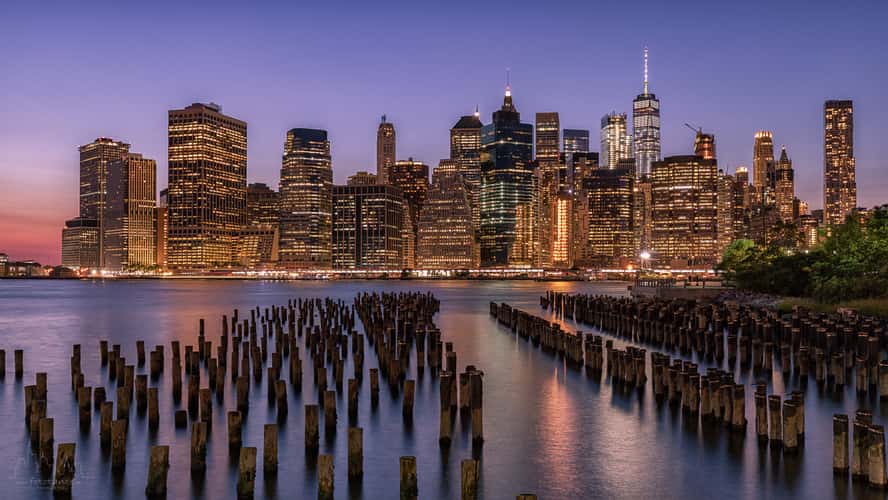 New York City Skyline from Pier 1, Brooklyn