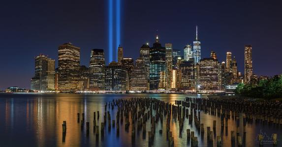 Tribute in Light, New York City Skyline