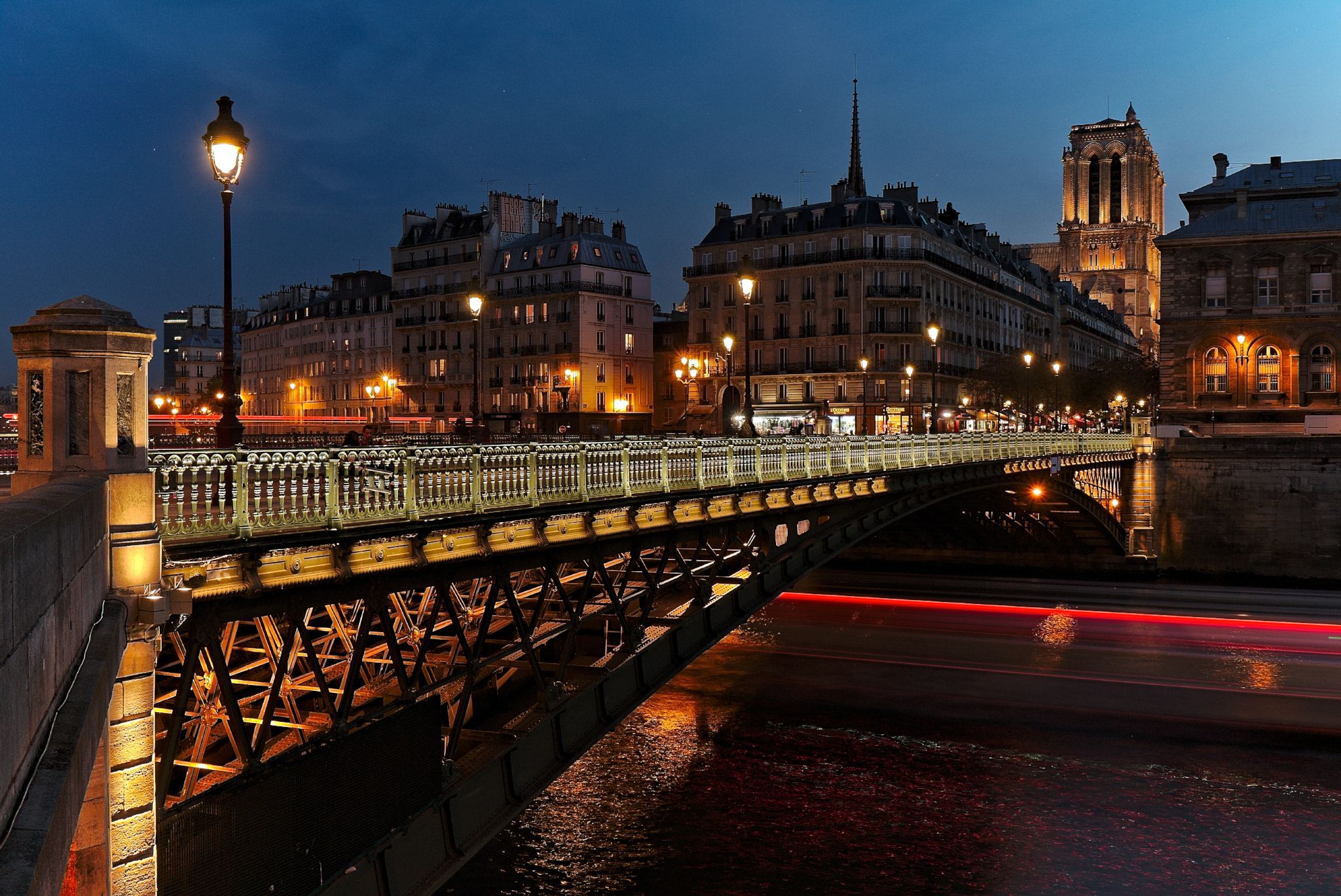 Paris, View from Pont d'Arcole, France
