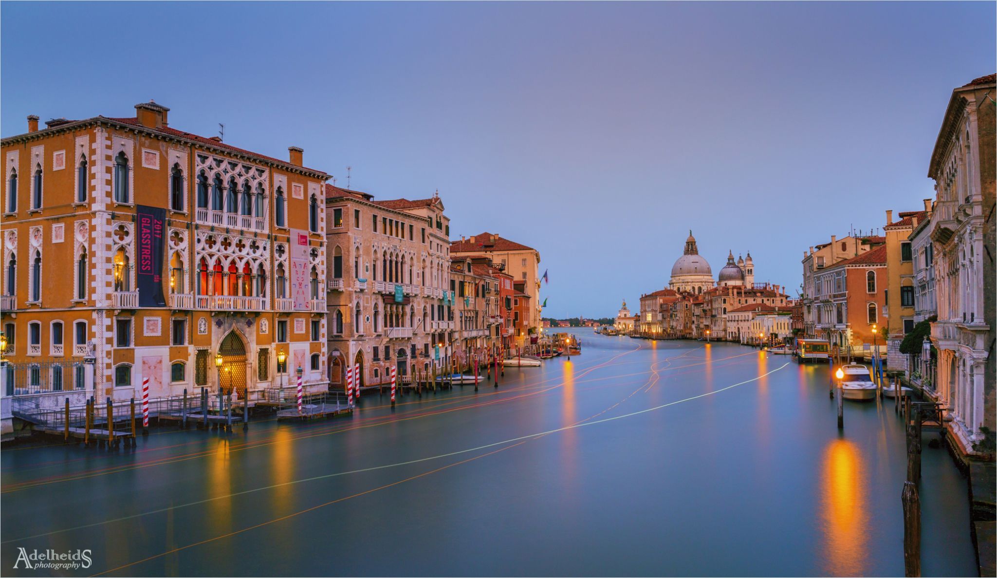 View from Ponte dell'Accademia, Venice, Italy