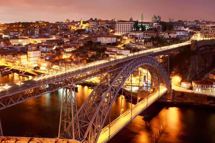 View onto Porto from the Ponte Luís I