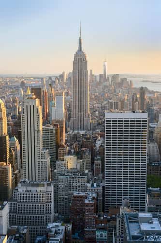 View from “Top of the Rock“, New York City