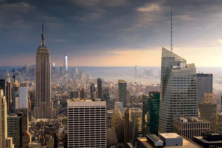 View from “Top of the Rock“, New York City