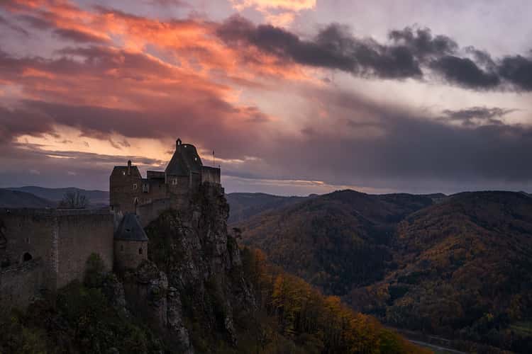 Aggstein Castle from Druidentürme