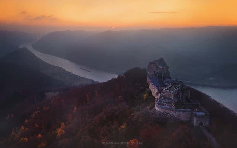 Aggstein Castle from Druidentürme