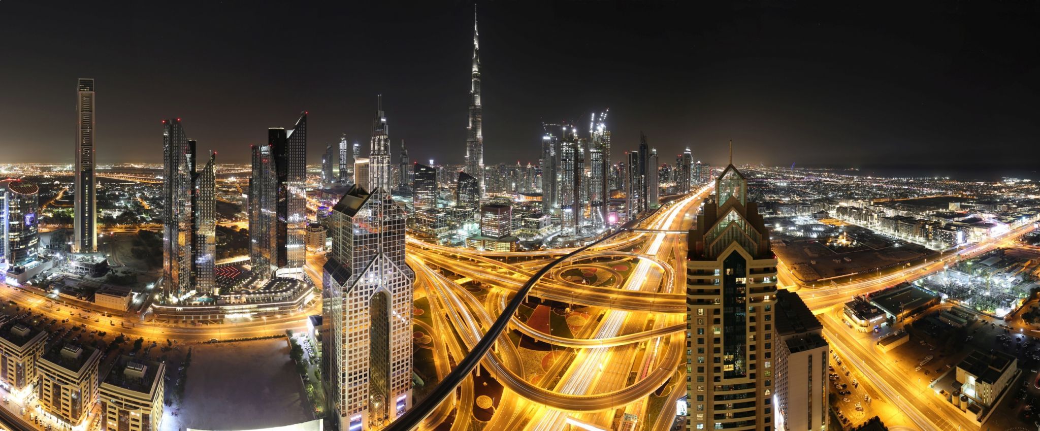 The Best View of Dubai, Burj Khalifa view from Shangri-La, United Arab Emirates