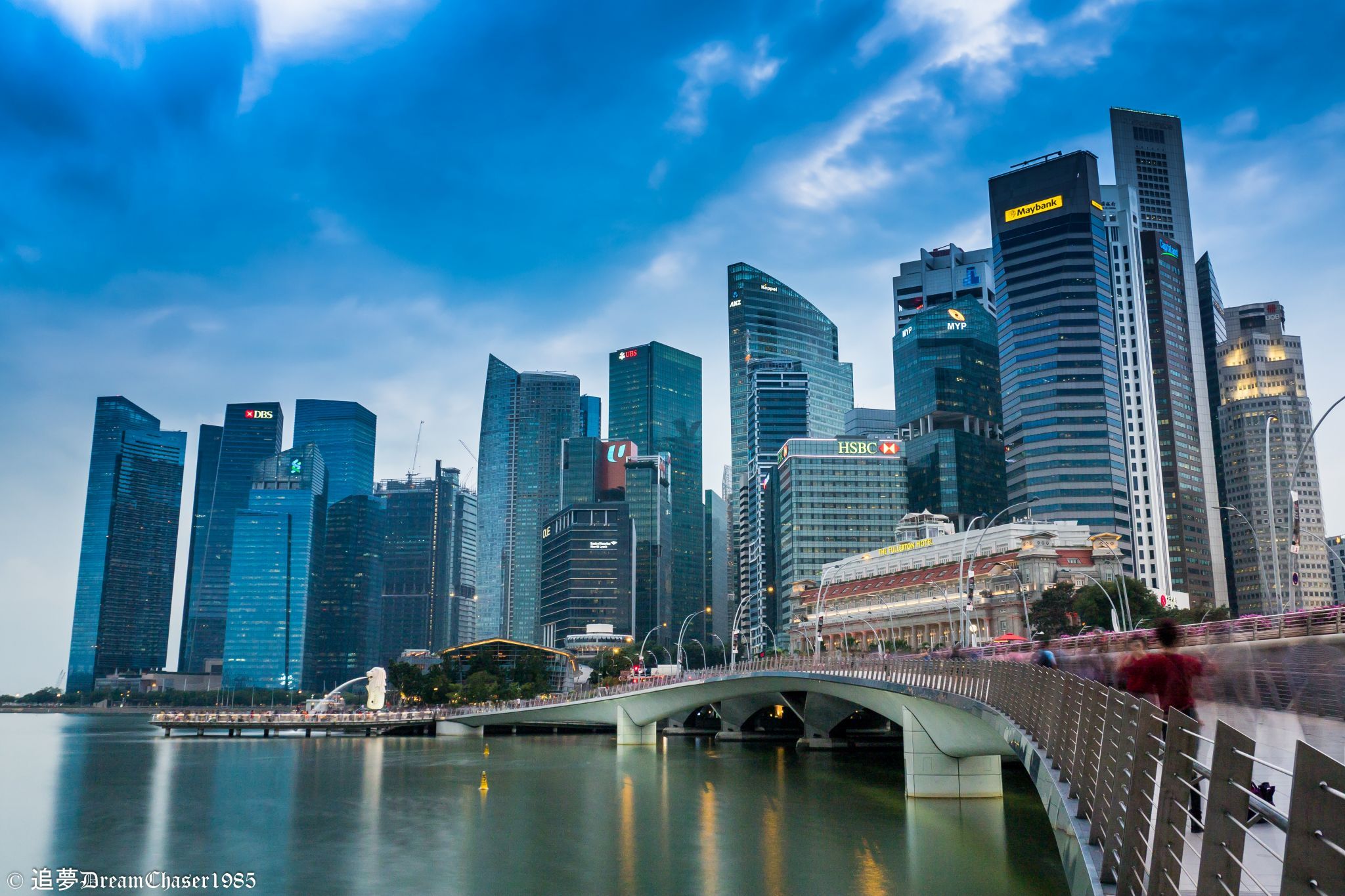 Singapore Skyline | Jubilee Bridge, Singapore