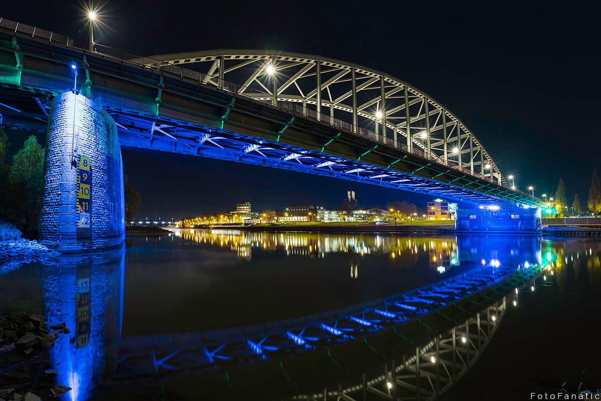 Skyline Arnhem + John Frost bridge, Netherlands