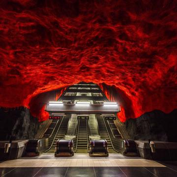 Solna Centrum (Metro), Stockholm, Sweden