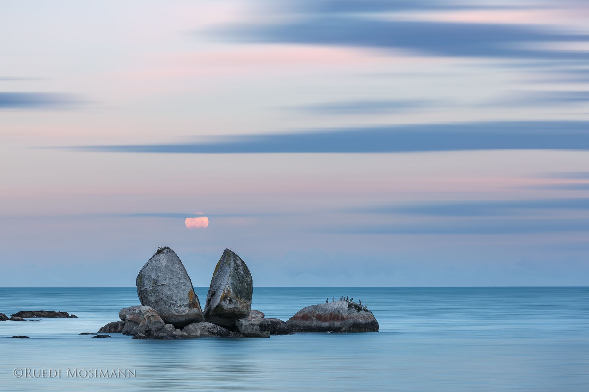 Split Apple Rock, New Zealand