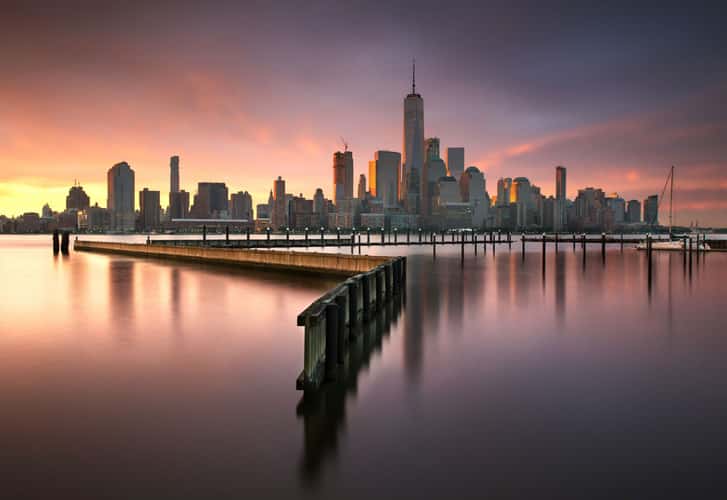 Sunrise at Newport, New York City