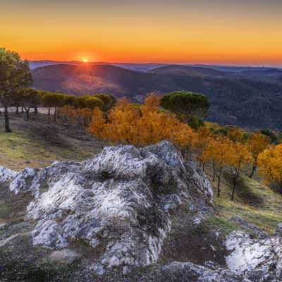 Sunset from Tentudía, Spain