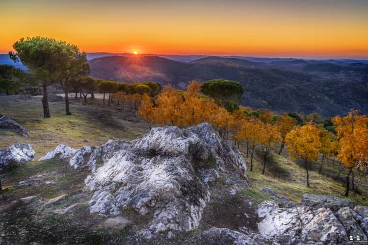 Sunset from Tentudía