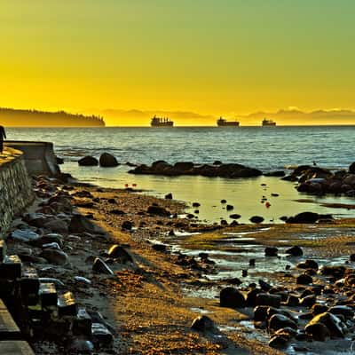 Sunset in Stanley Park, Canada