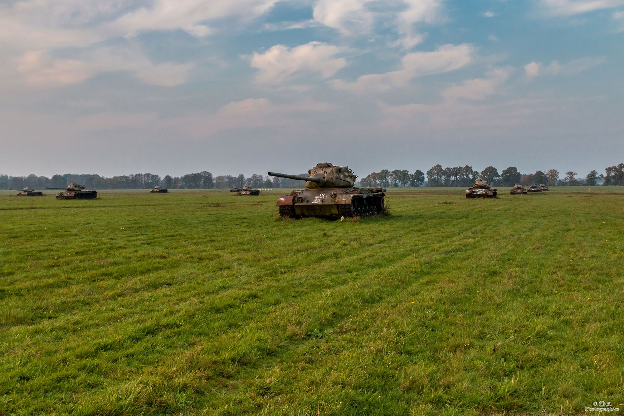 Tank cemetery, Soegel, Germany
