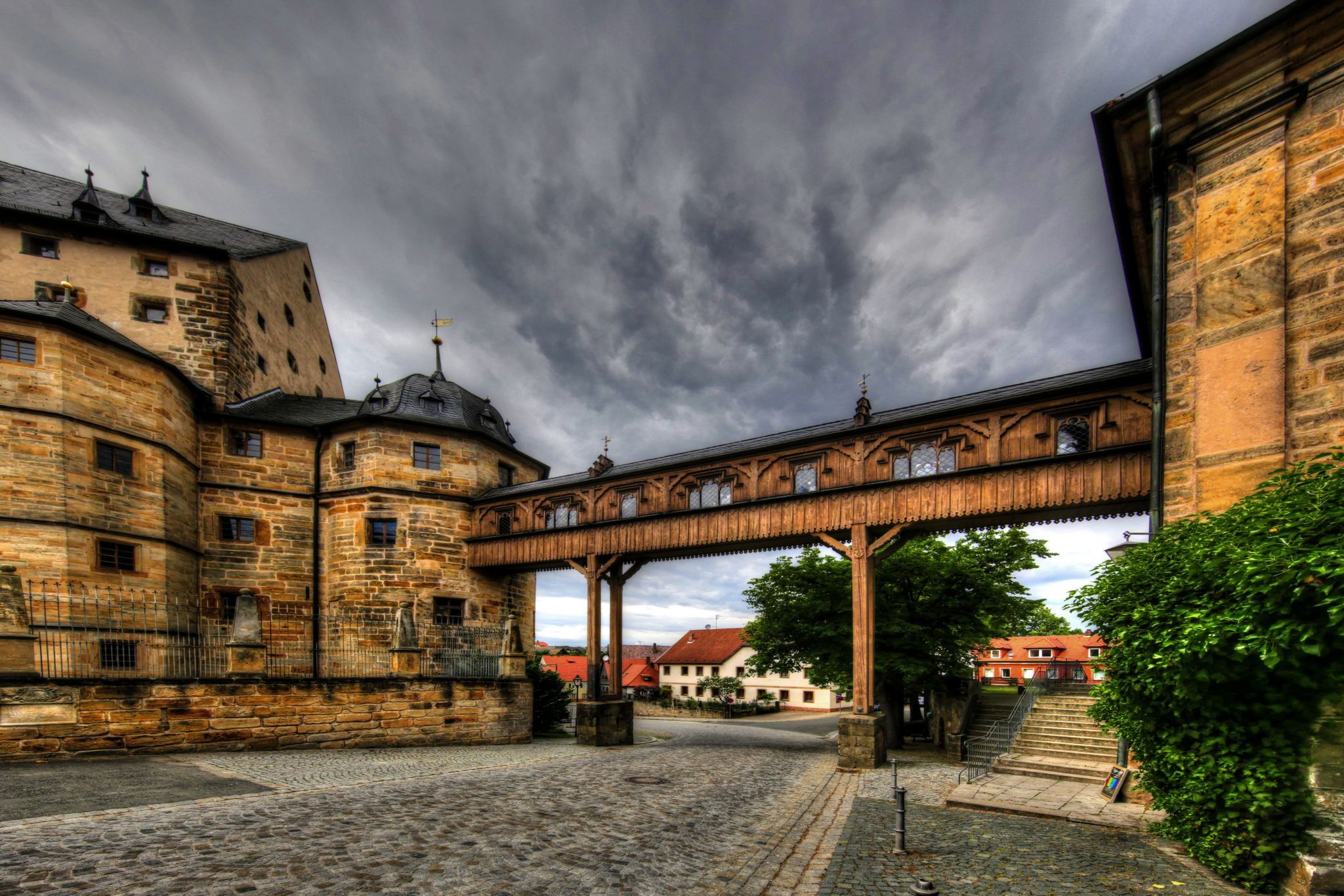 The City Center of Thurnau (Upper Franconia), Germany
