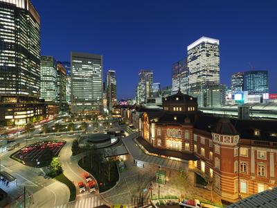 Tokyo Station from Kitte