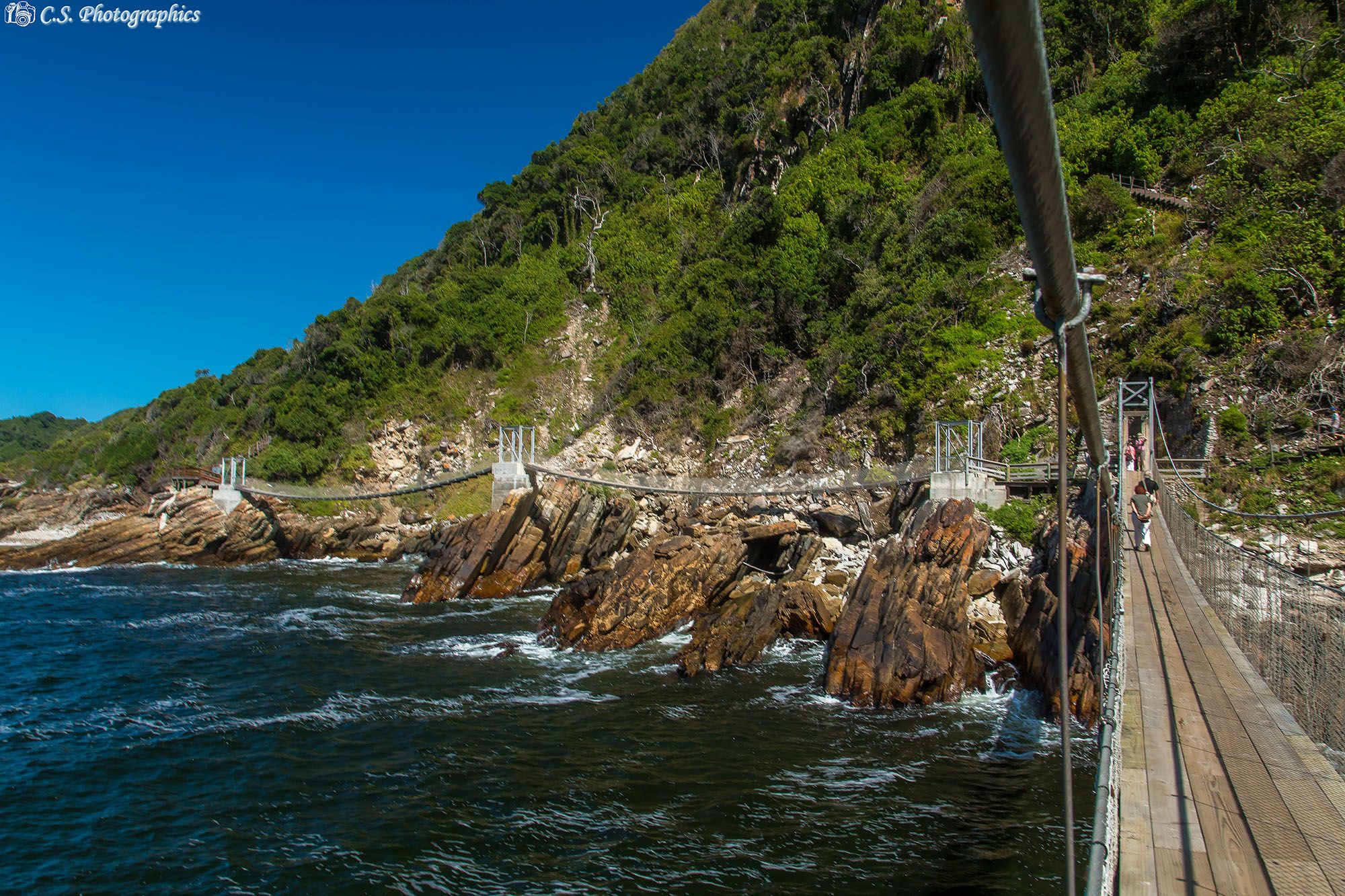 Tsitsikamma suspension bridge, South Africa