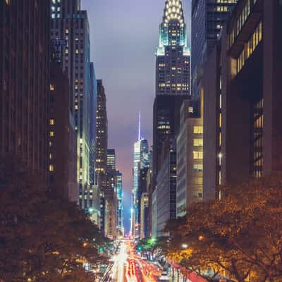 Tudor city in Manhattan, New York City, USA