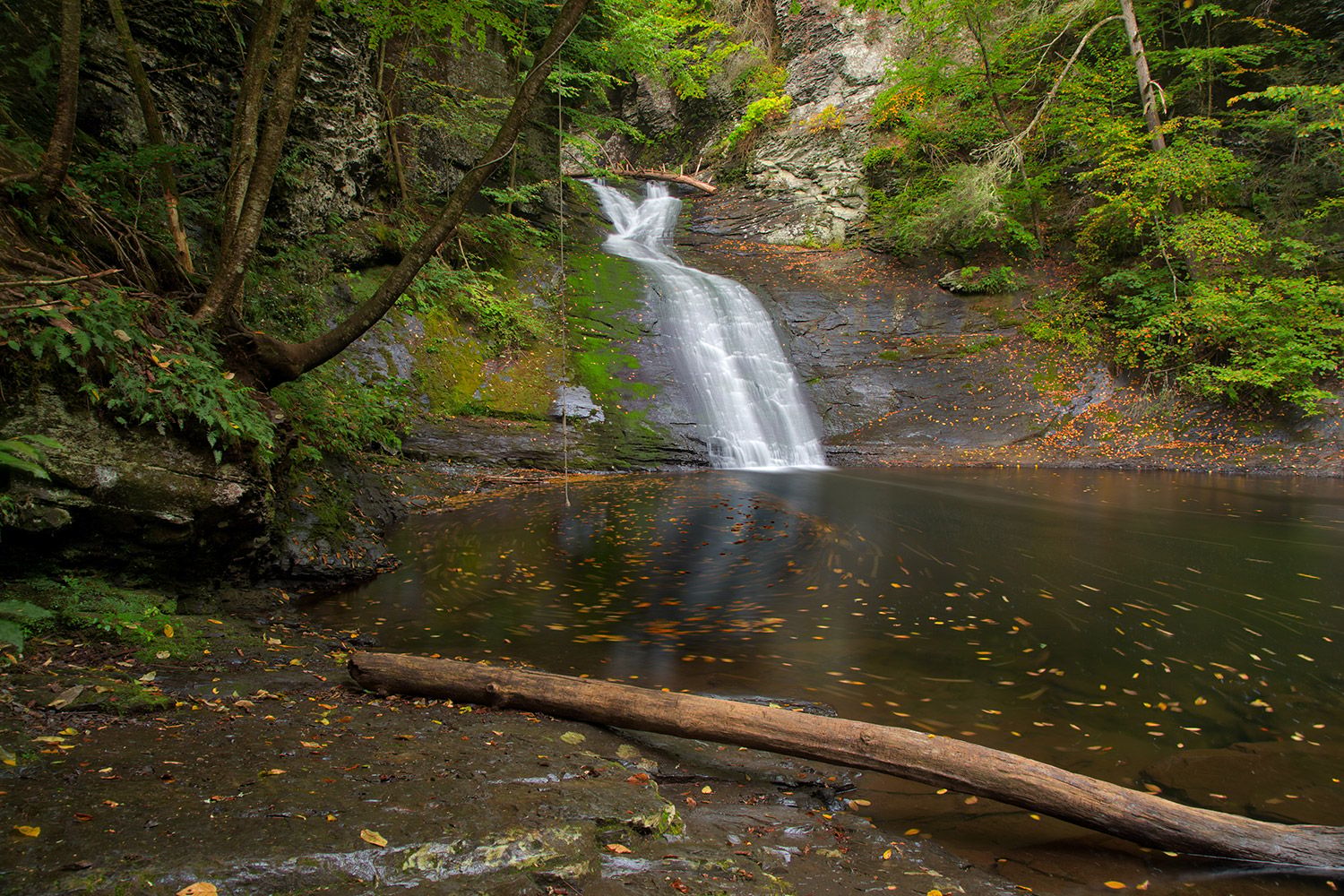 Waterfall on Hornbecks Creek, USA