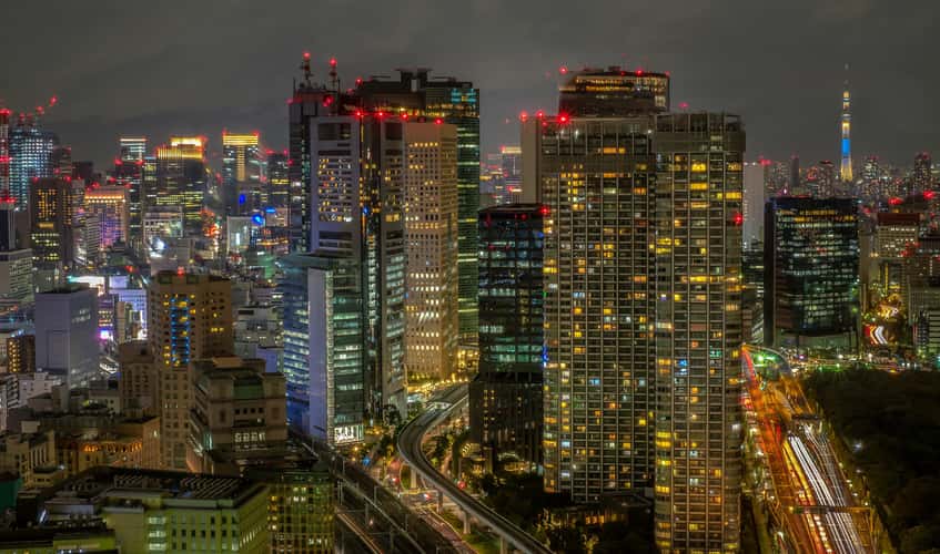 View from World Trade Center, Tokyo
