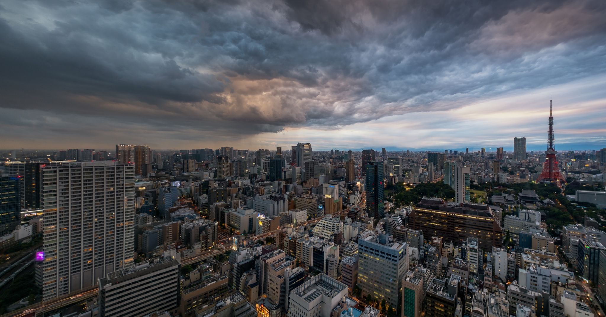 View from World Trade Center, Tokyo, Japan