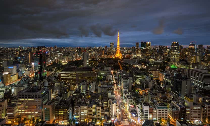 View from World Trade Center, Tokyo