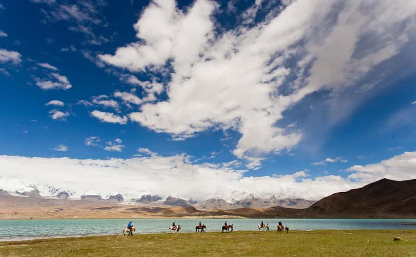 On the shores of Lake Karakul