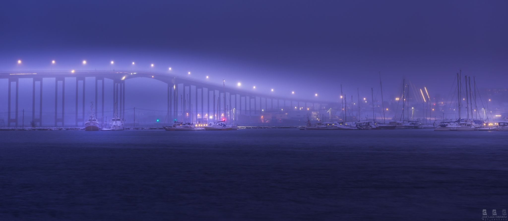 Bruvegen. Tromsø Bridge., Norway
