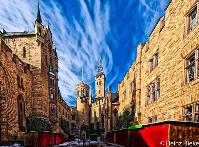 Inner courtyard Hohenzollern Castle