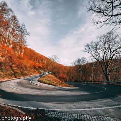 Curvy Road Bad Ditzenbach, Germany