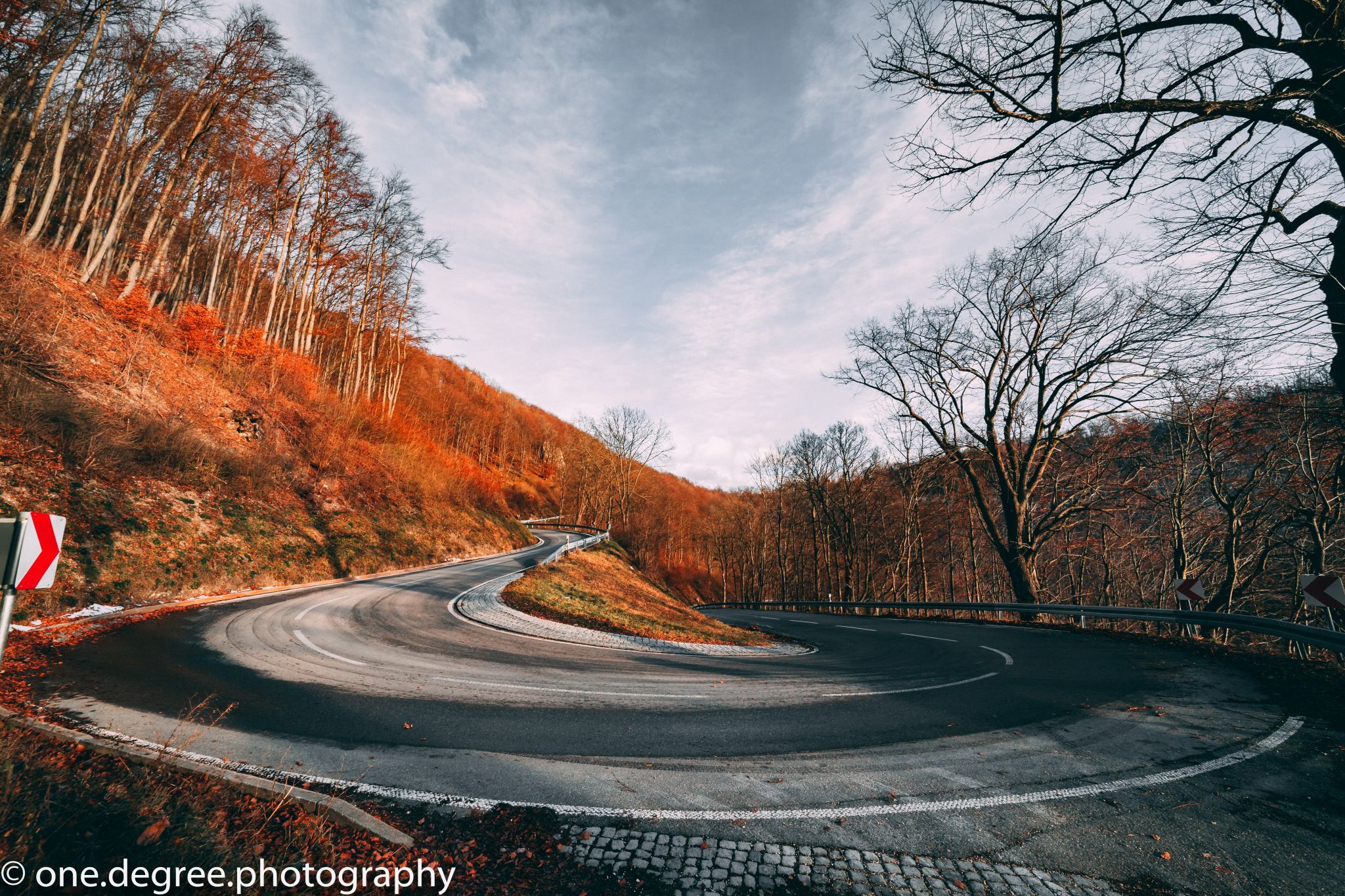Curvy Road Bad Ditzenbach, Germany