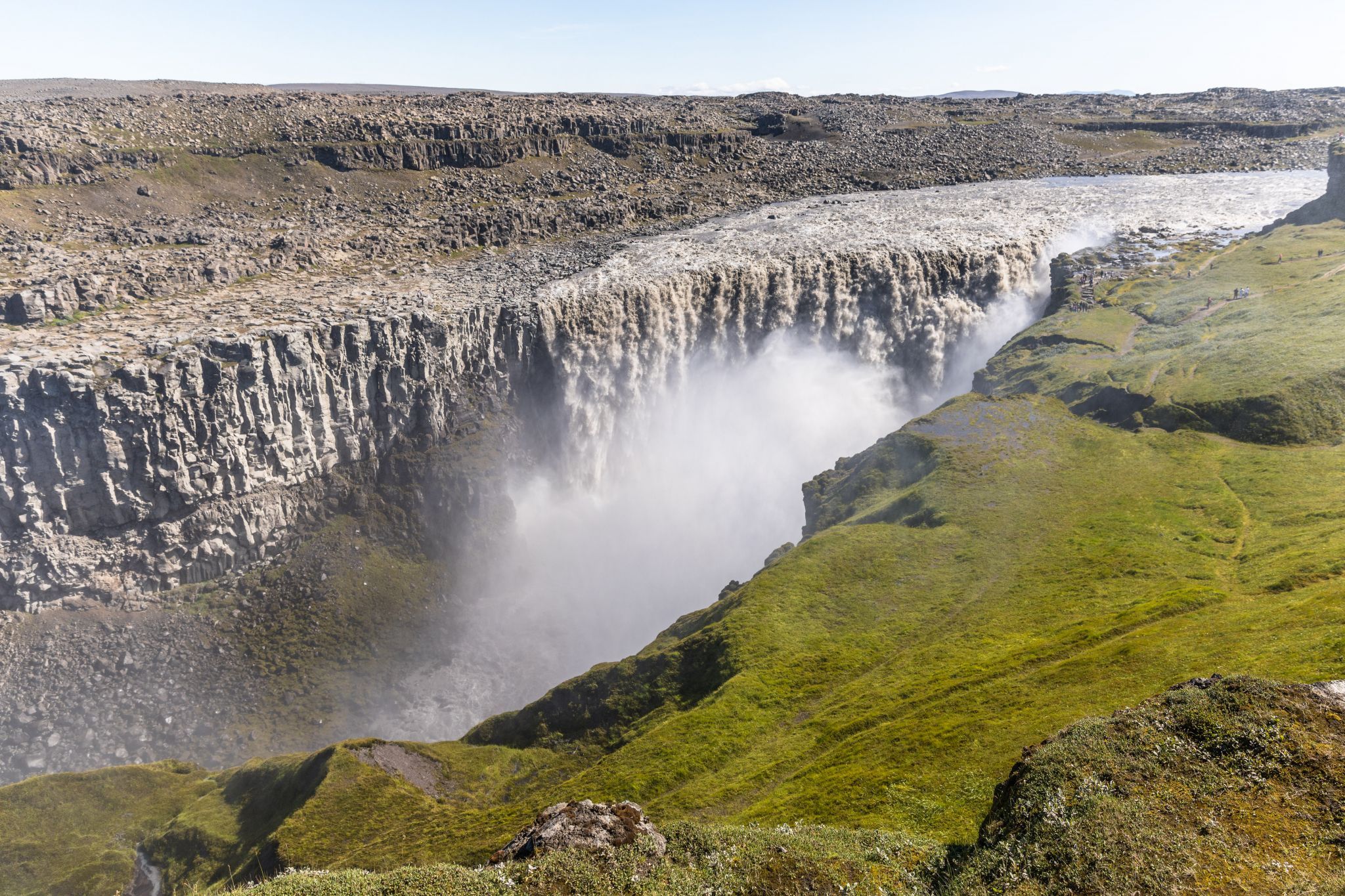 Dettifoss, western side (frontal view), Iceland