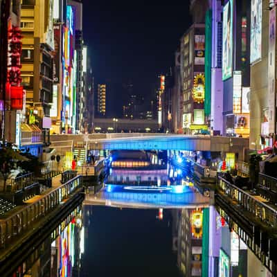 Dotonbori Reflection, Japan