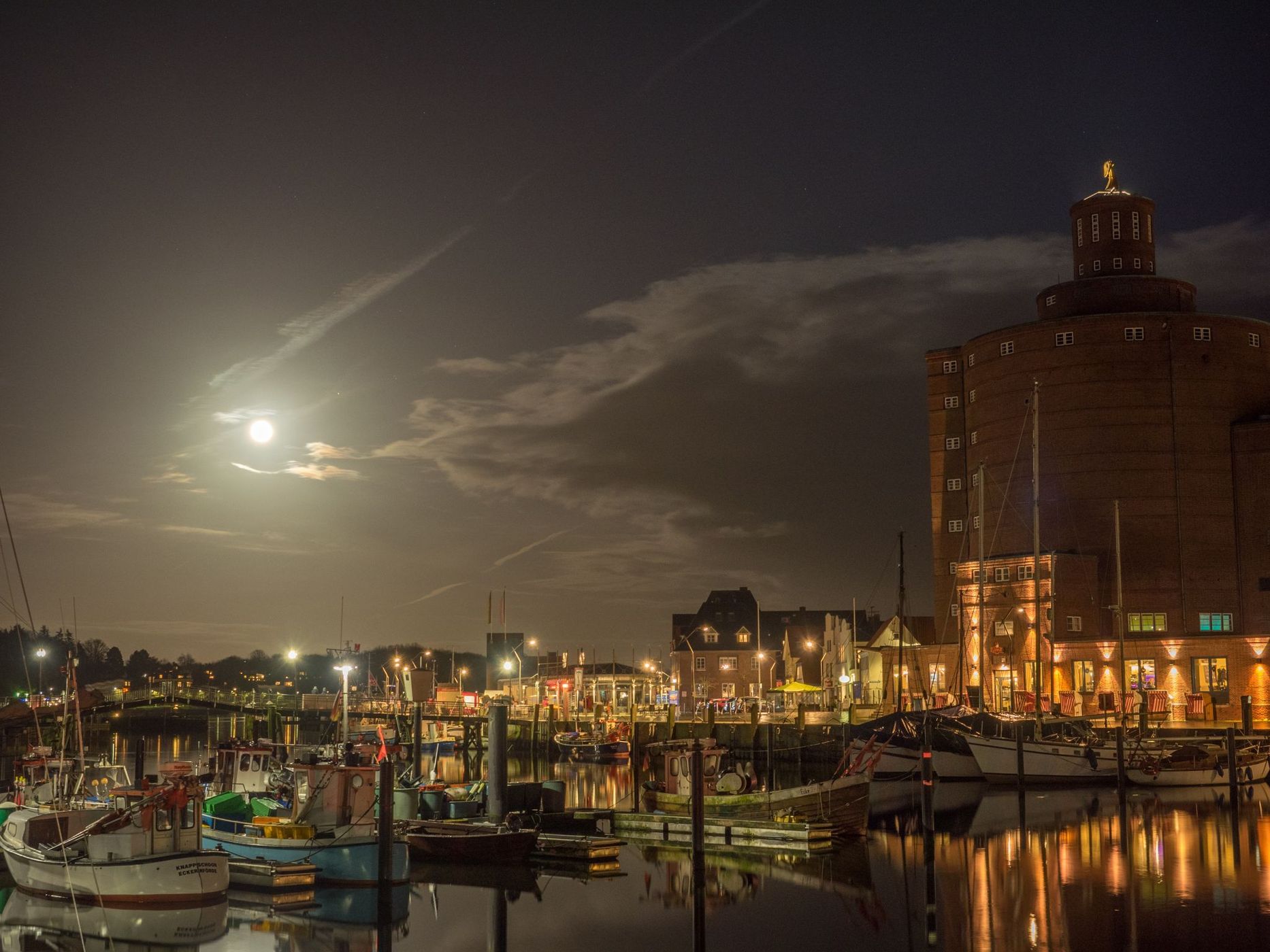 Harbor of Eckernfoerde, Germany