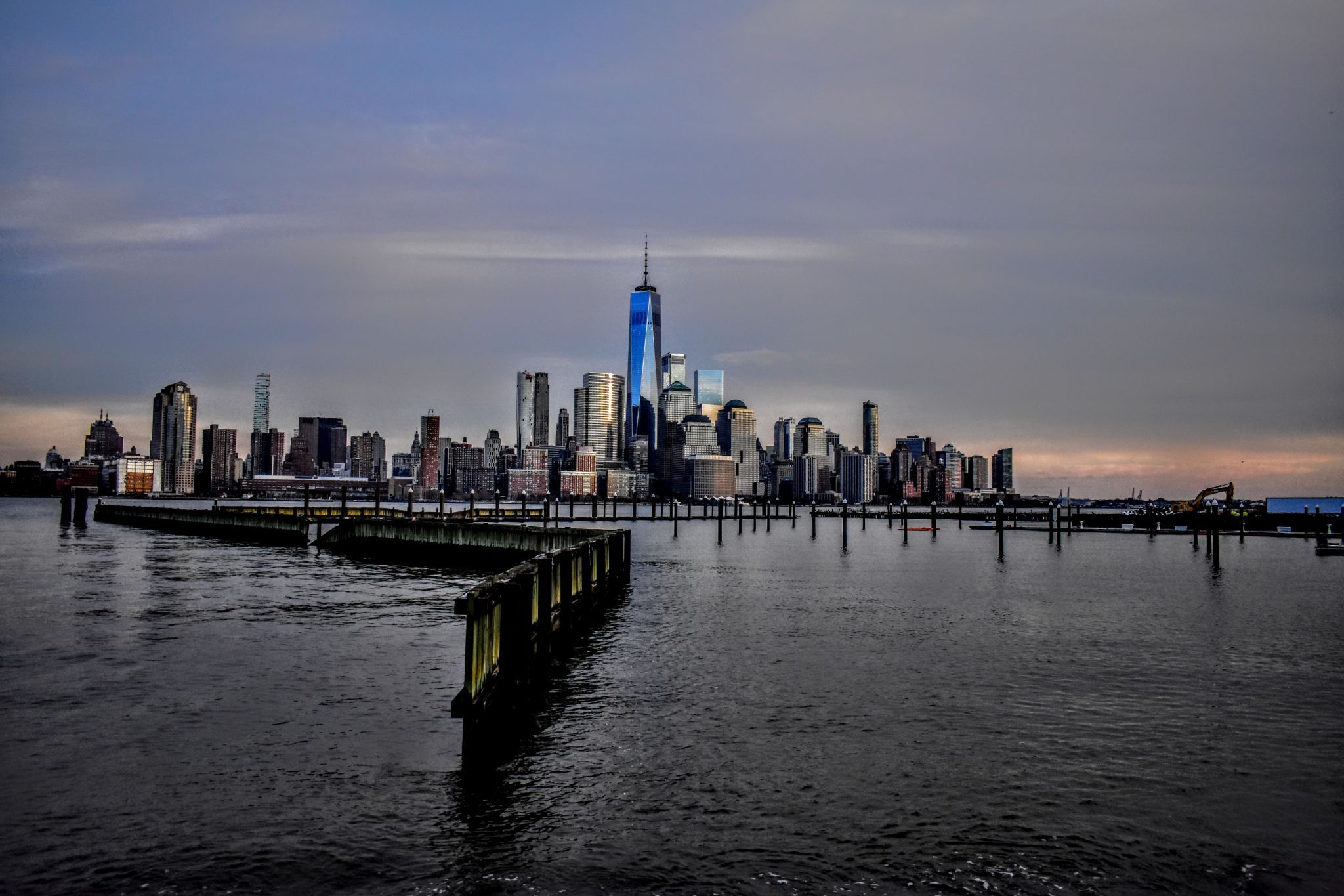 Sunrise at Newport, New York City, USA