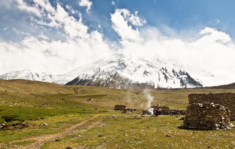 Pamir plateau at 4200m