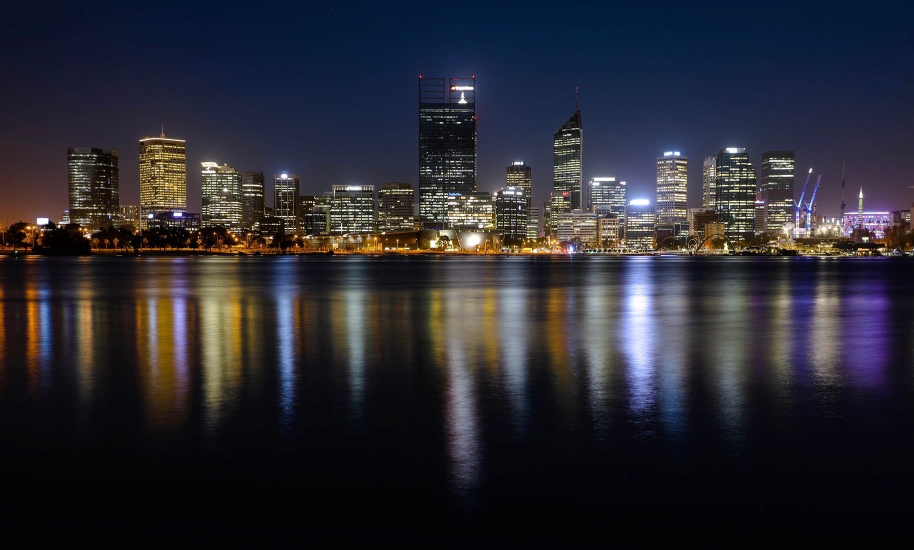 Perth city skyline, Australia