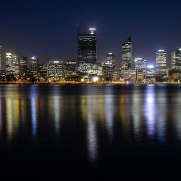 Perth city skyline, Australia