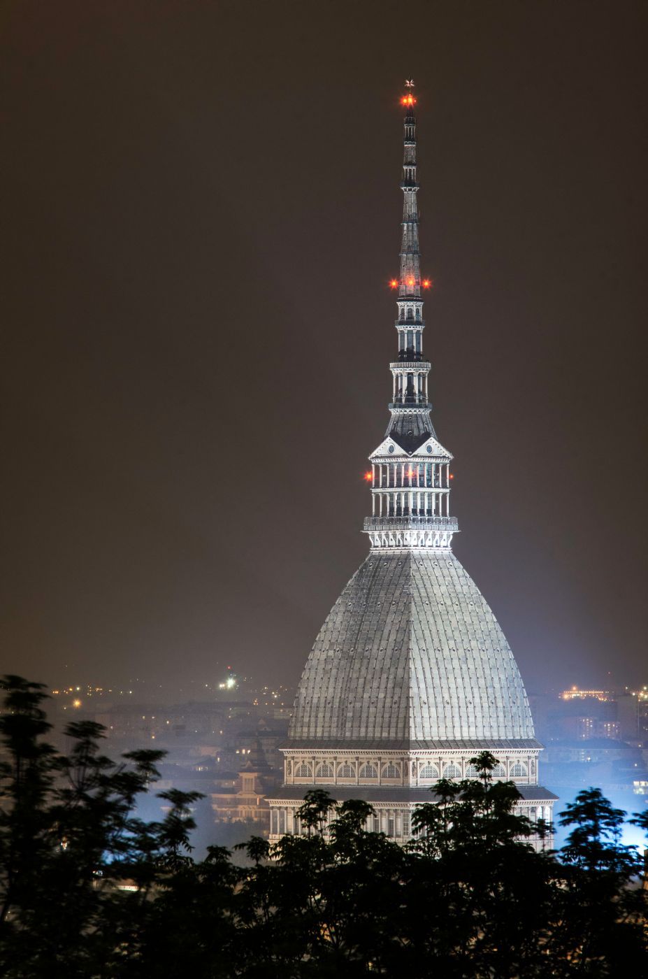 Piazza Vittorio Veneto from Monte dei Cappuccini, Italy