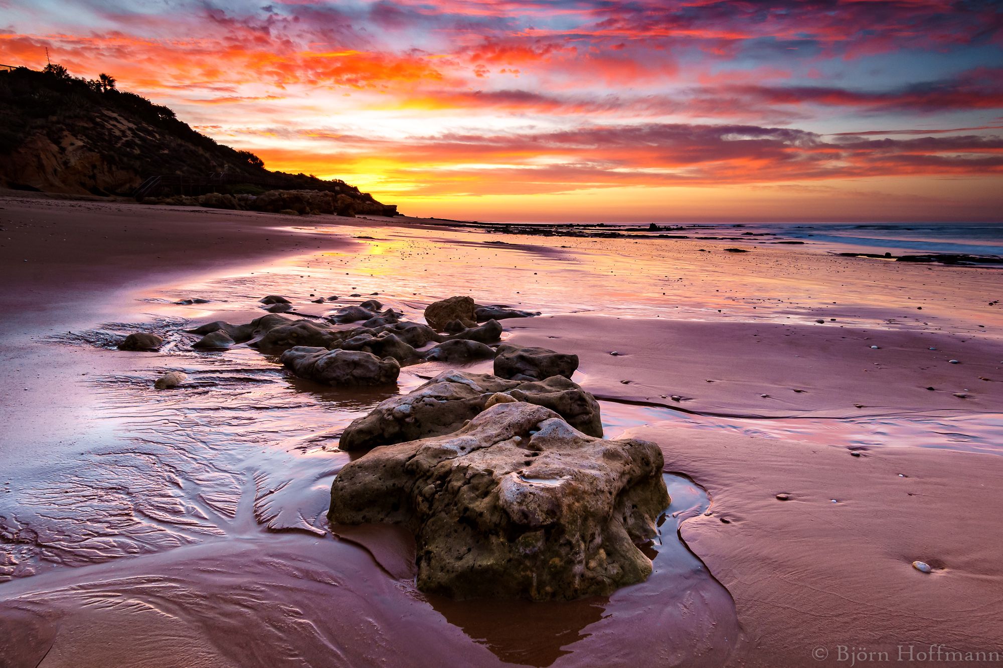 Praia da Oura Beach, Albufeira, Portugal