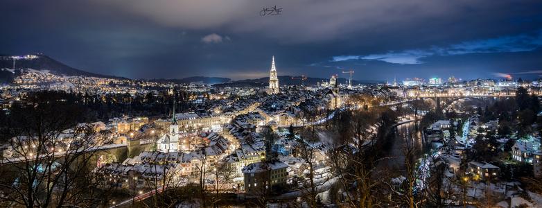  View over the Old Town of Bern